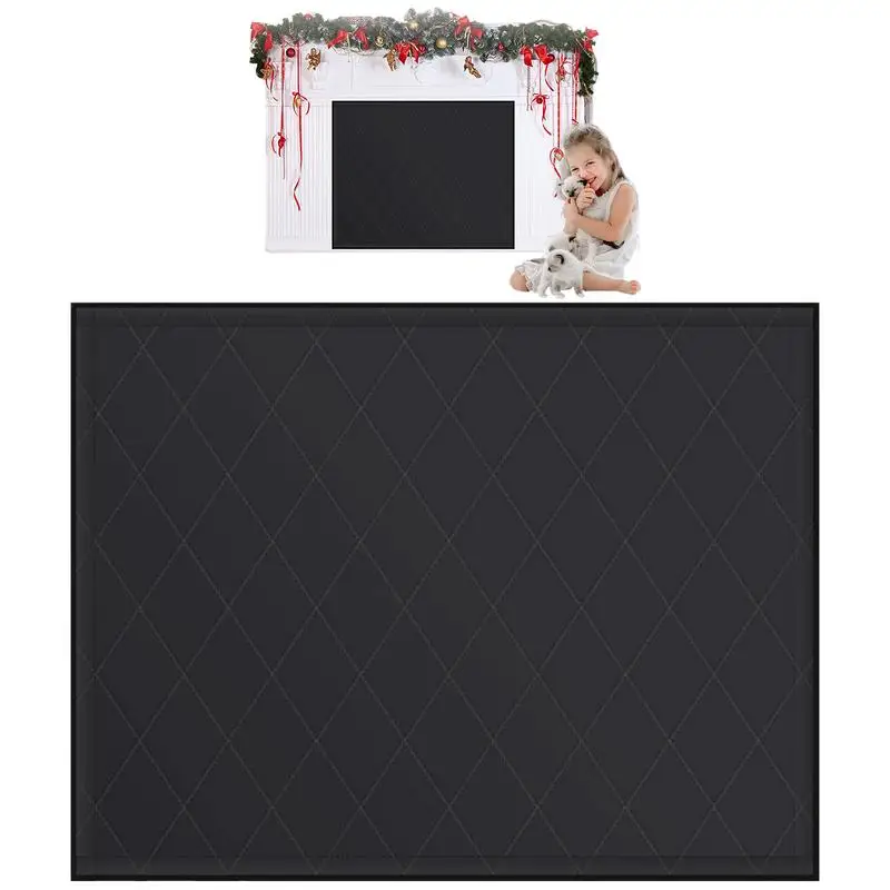 

Fireplace Covers Indoor Fireplace Screen Cover Magnetic Fireplace Blanket For Heat Loss Indoor Fireplace Covers Fireplace Draft