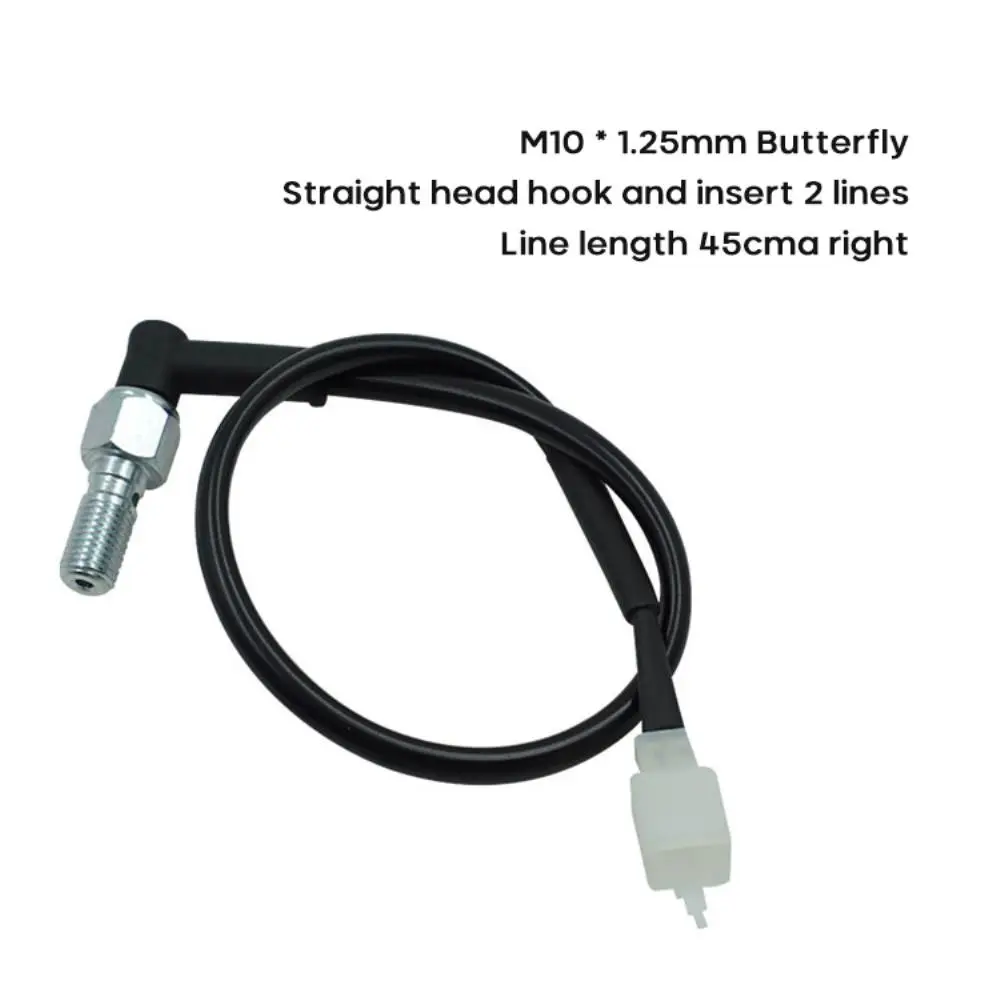 หัวปลั๊ก125เบรกไฮดรอลิกสำหรับระบบเบรกไฮดรอลิกแบบสายเดี่ยวสำหรับ10mmx1.25Pitch เบรกไฮดรอลิกเบรกรถจักรยานยนต์