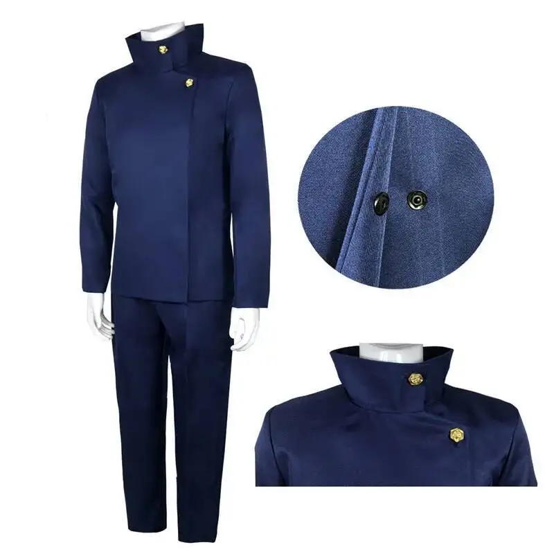 

Jujutsu Kaisen Anime Fushiguro Megumi Cosplay Costumes Top Pants Halloween Party Uniform Set