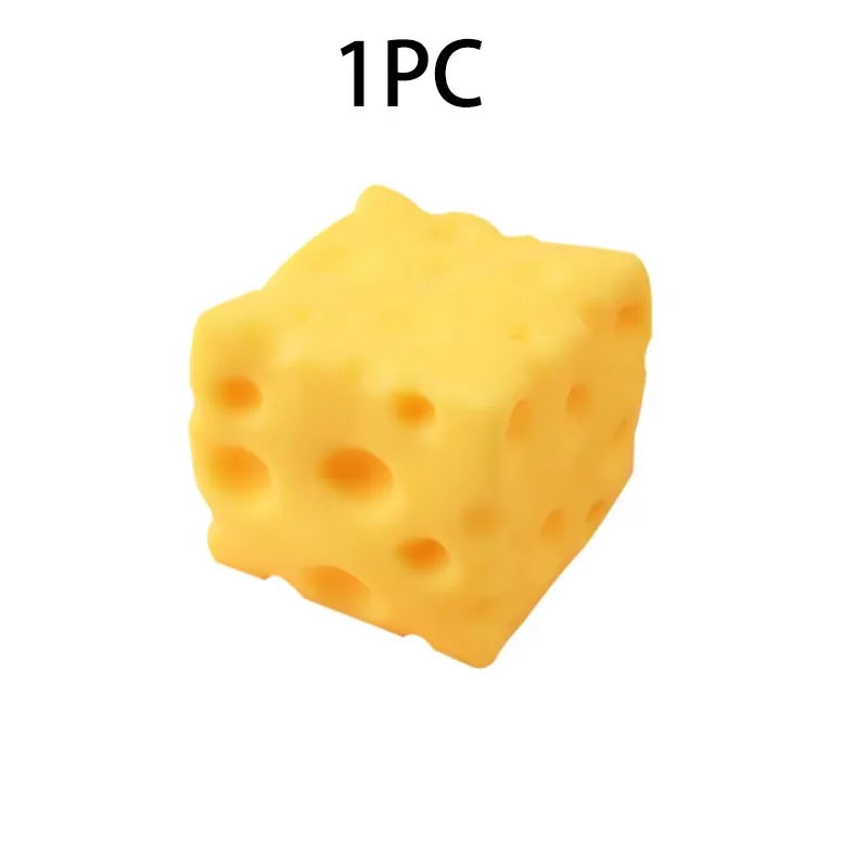 5CM Käse-Quetschspielzeug Extra Große Größe Käse-Squishy Fidget Toys Langsam Rückfedernder Formbarer Entspannungsball für Erwachsene Geschenke 2026 Neu