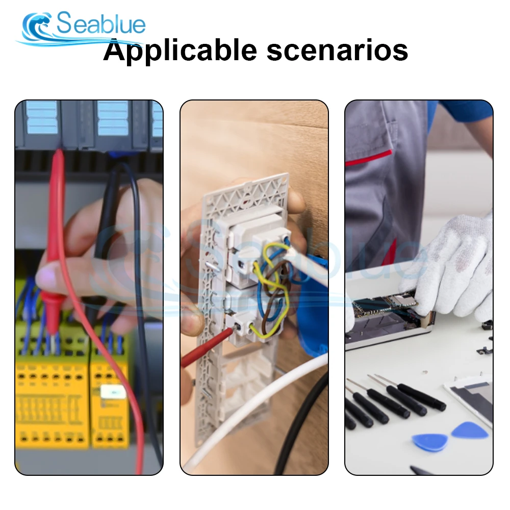 Imagem -05 - tipo de Agulha Universal Medidor Ponteiro Display Multímetros Elétricos Tensão Atual Resistência Tester Caneta ac dc Yx360tre-l-b