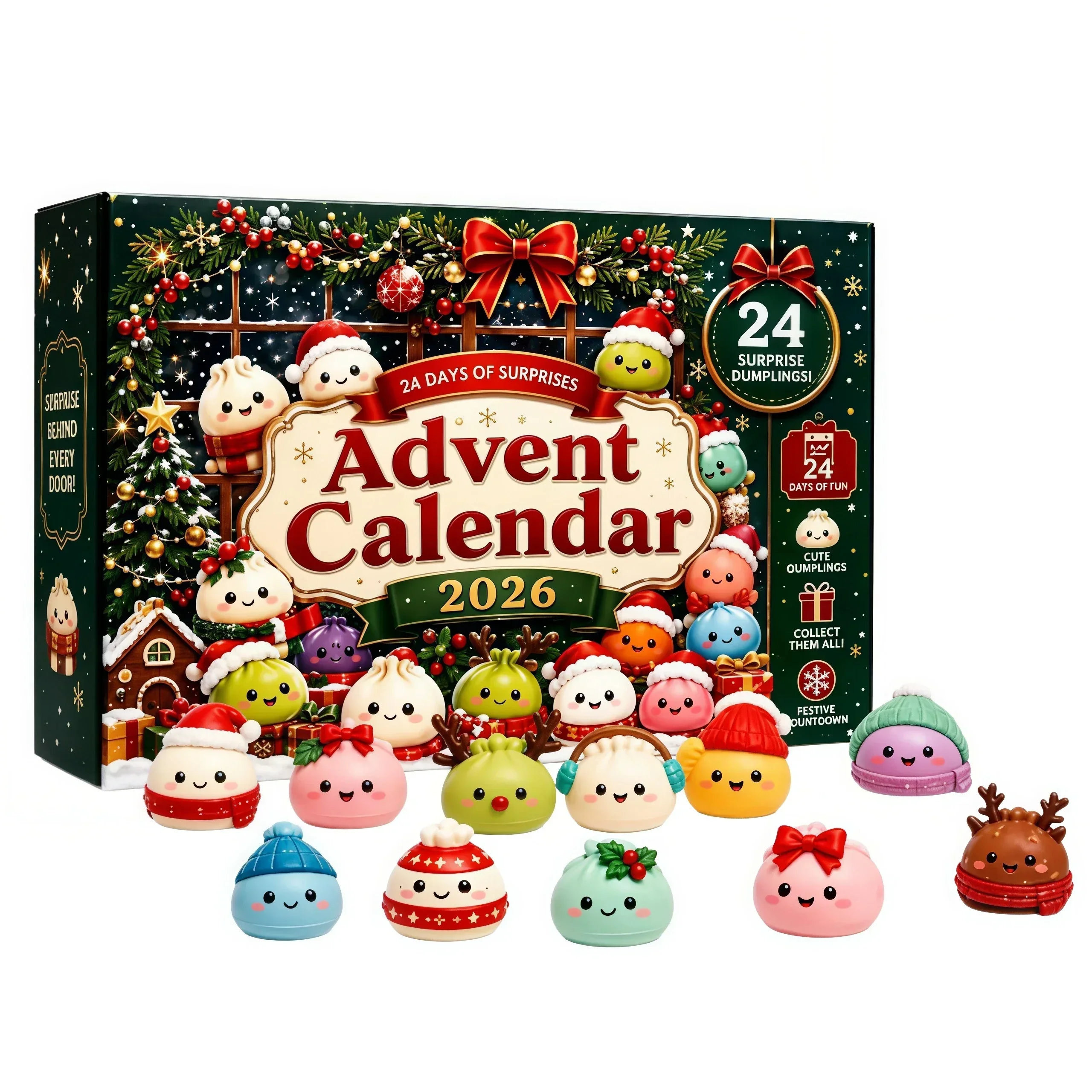2026 New Christmas Dumpling Sq - Advent Calendar Gift review and price