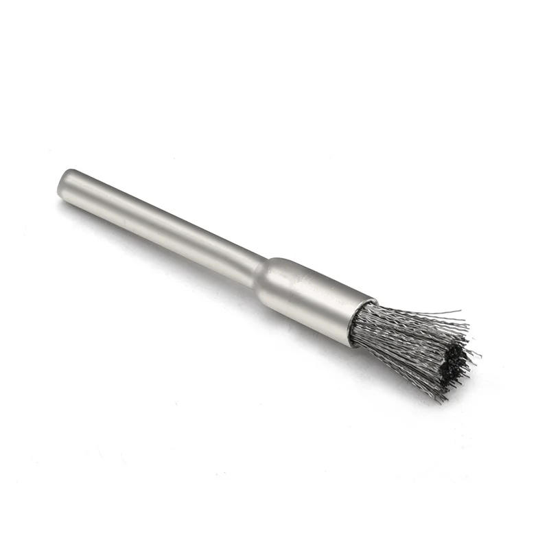 JIGONG 5Pcs Steel Wire Brushes dremel accessories polishing Brush dremel tools accessories for Mini  burr brushed wheel