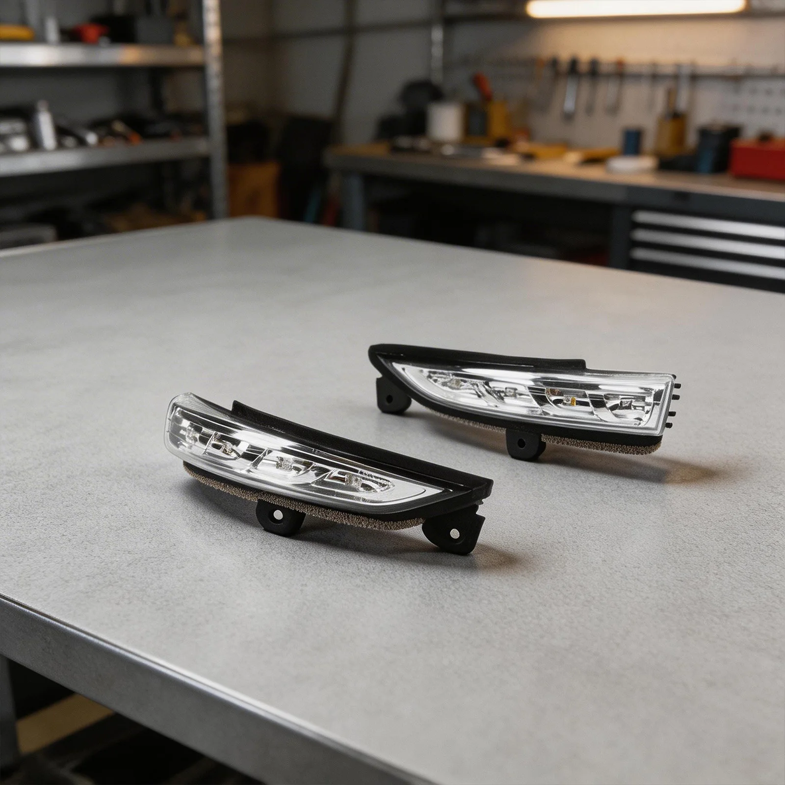 

Комплект из 2-х автомобильных сигнальных фонарей, указатели поворота, сигнальные лампы из АБС-пластика, простая установка, автомобильные аксессуары