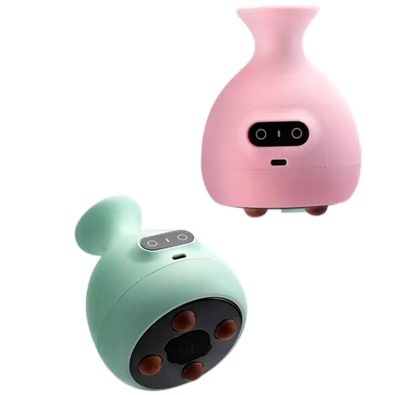 Automatic Bian-stone moxibustion abdominal kneading instrument for children Abdominal massager Prebiotic natural alum stone
