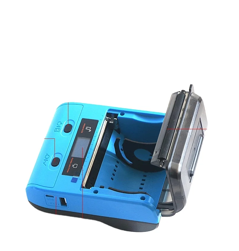 WING New Portable Mini Thermal Printer Home-Use Label Printer for USB Interface 1500mAh Battery 203dpi 1-year Warranty