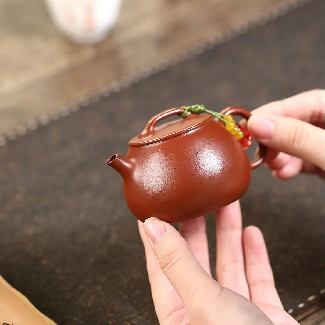 Yixing Zisha pot craftsmen handmade raw ore small coal kiln Zhu Ni round tile explosiv sketch agent distribution