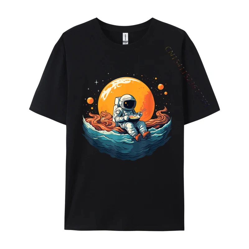 Astronaut Ramen Space Coupons Mens T Shirt Astronaut Ramen Space Funny Tshirts Cotton Clothing Shirt Preppy Style T Shirt