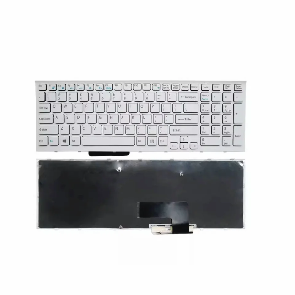 Teclado US para portátil, para SONY VPC-EL, PCG-71C11V, PCG-71A11T, PCG-71A12T, PCG-71911M, tres tornillos