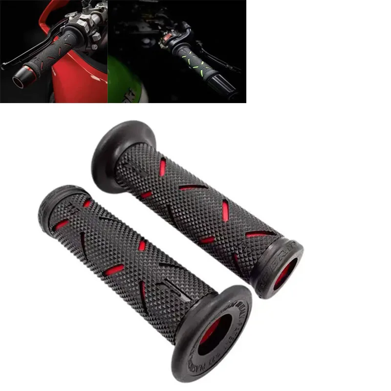 

For Moto Honda Suzuki Ducati Benelli 22MM Universal Motorcycle Handlebar Motorbike Grips Rubber Modification Accessories Handles