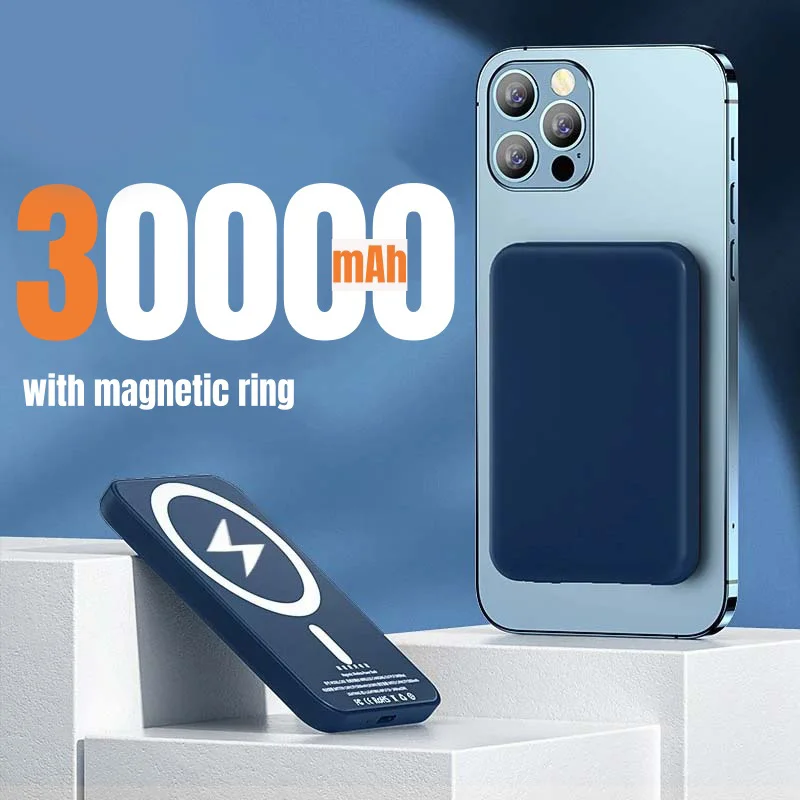 OnePlus Magnetische Powerbank Voor Magsafes 50000mAh Draadloze PD 22.5W Snelle Oplader Powerbank Externe Batterij Voor iPhone Samsung