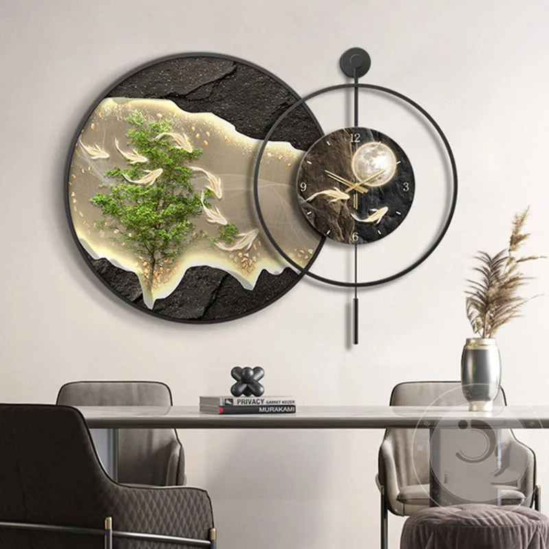 Wall Watch Modern Fashion Creative Luxury Silent Minimalist Clock Wall Interior Aesthetic Horloge Murale Living Room Decoration