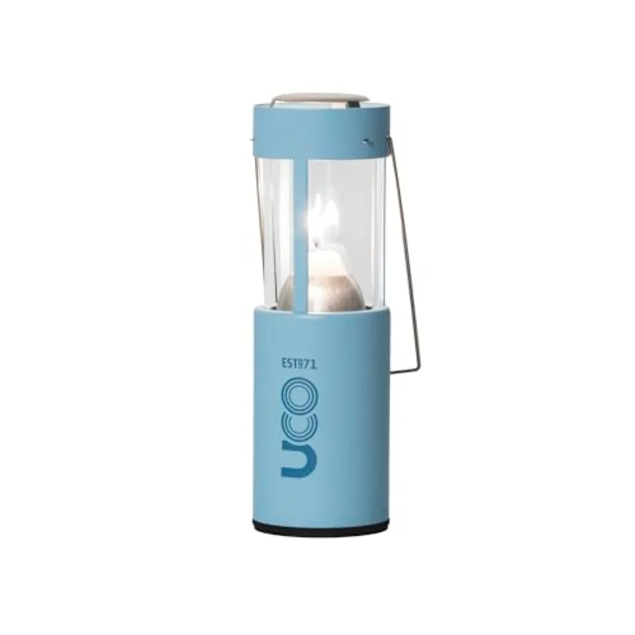 

Original Candle Lantern with 1 Long-Burning Emergency Candle, Original Collapsible Candle Lantern for Camping and Emergency Pre