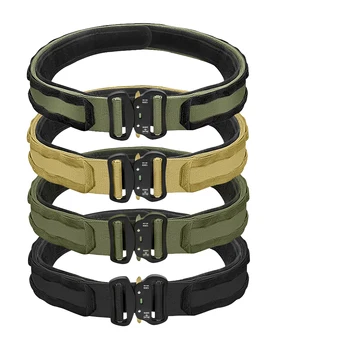 טקטית 2 אינץ 'חגורת לחימה שחרור אבזם שחרור מהיר אבזם ספורט חוצות חגורת mens עמיד שני ב-אחד