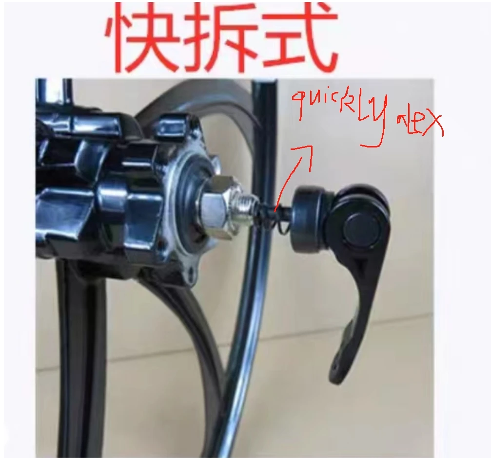 [TB15]Mountain bike 26 inch wheel set bicycle Oukao three-knife one wheel bearing three spoke wheel magnesium aluminum allo