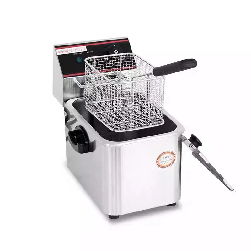 

Commercial electric fryer Large capacity fried chicken chops Fried chips French fries skewer Electric fryer