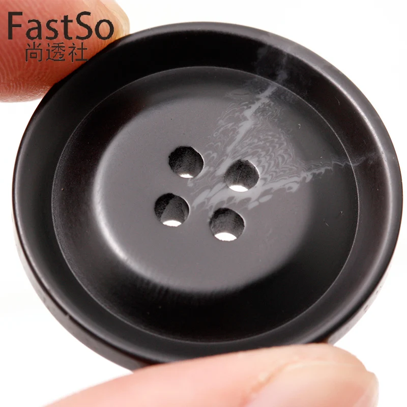 Classic 10pcs Resin 4 Holes Buttons Sewing Accessories for Clothing Decorative Plastic Buttons Handmade DIY Needlework 15～30mm