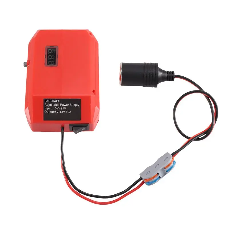 A02F-DC 12V Buck Converter Regulator For Parkside 20V Battery- Step Down Converter For Power Wheels 5-13V Battery Adapter