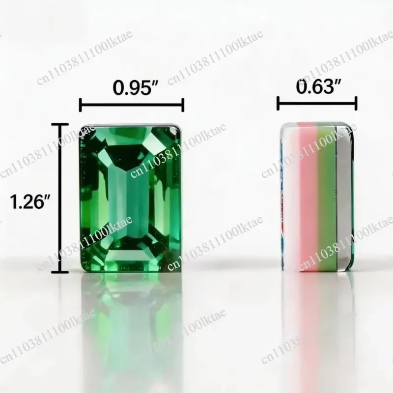 2026 New American Mahjong Set for Luxury Mah Jongg Green Crystal Gemstone 4-Layer Acrylic Tiles 160PCS