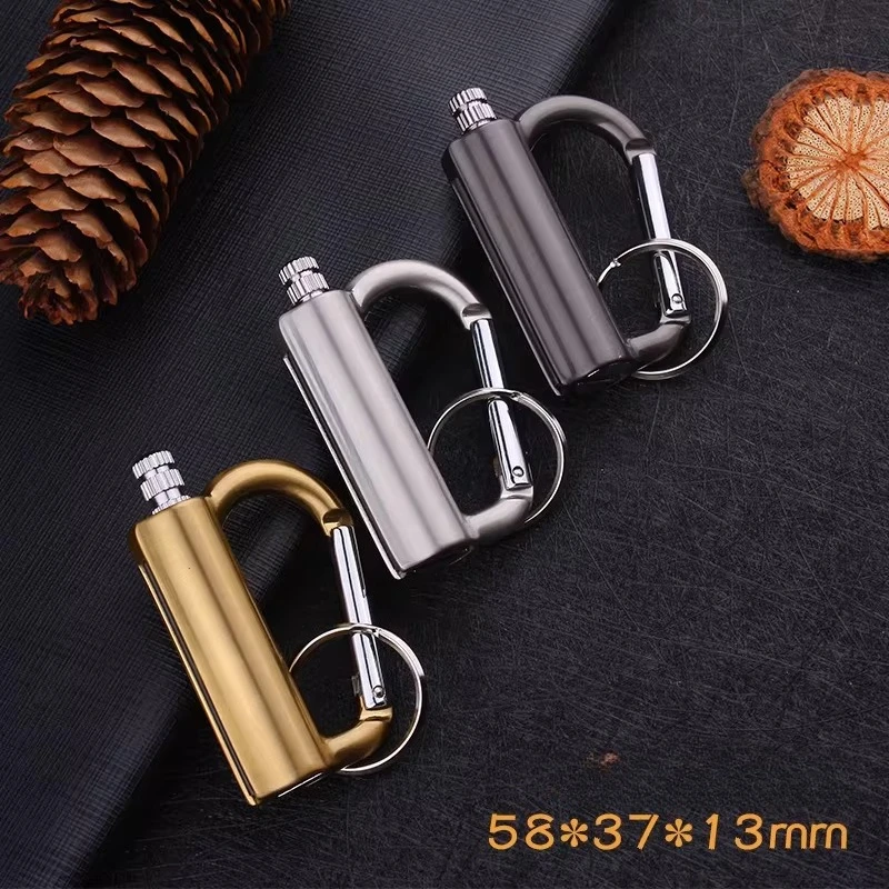 

Multi-functional Compass Waterproof Lighter Ten-thousand-time Match Convenient Outdoor Emergency Lighter Keychain