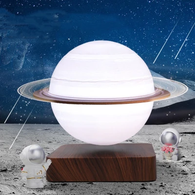 Maglev Saturn Lamp Craft Creative Ornament Technology Sense Moon Light Bedroom Decoration To Accompany Sleep