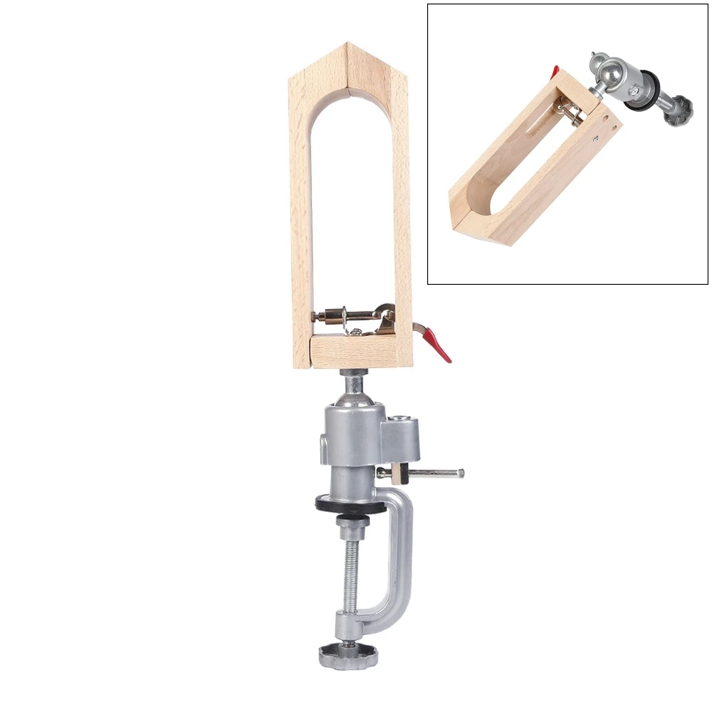 Leather Clamp Rotate 360 Degrees Stitching Pony Universal Rotatable Wood Clip Hand-Stitched Crcraft Sewing Table Desktop Tool