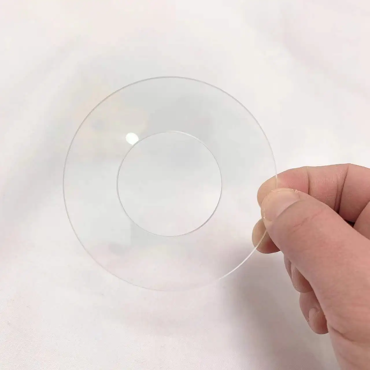 Kích Thước Đường Kính 85Mm Với 35Mm Lỗ Hổng Bên Trong Thủy Tinh Thạch Anh Tấm Bảng Điều Khiển JGS2