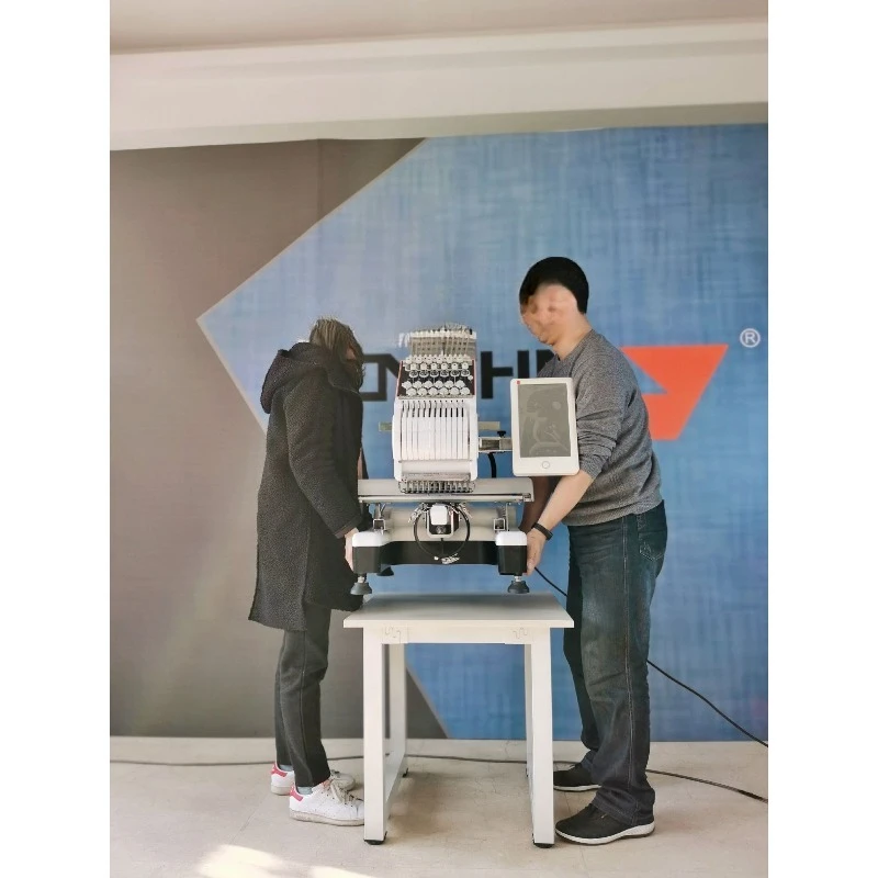 Customized Mini 1201 Save Space High Quality Long Service Life 1 Head Computerized Embroidery Machine For Hat Hoodie Bag