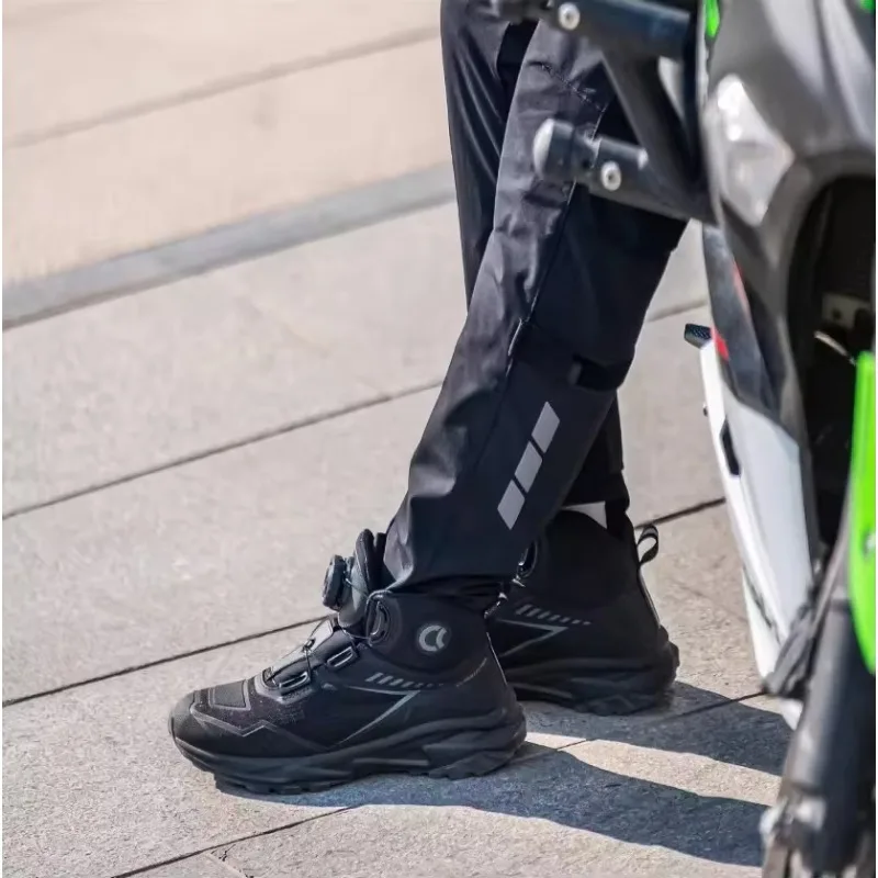 S302 Motorcycle Boots Waterproof Riding Botas Four Seasons Black Shoes Moto Travel For BMW 1250GS For CFMOTO 800MT