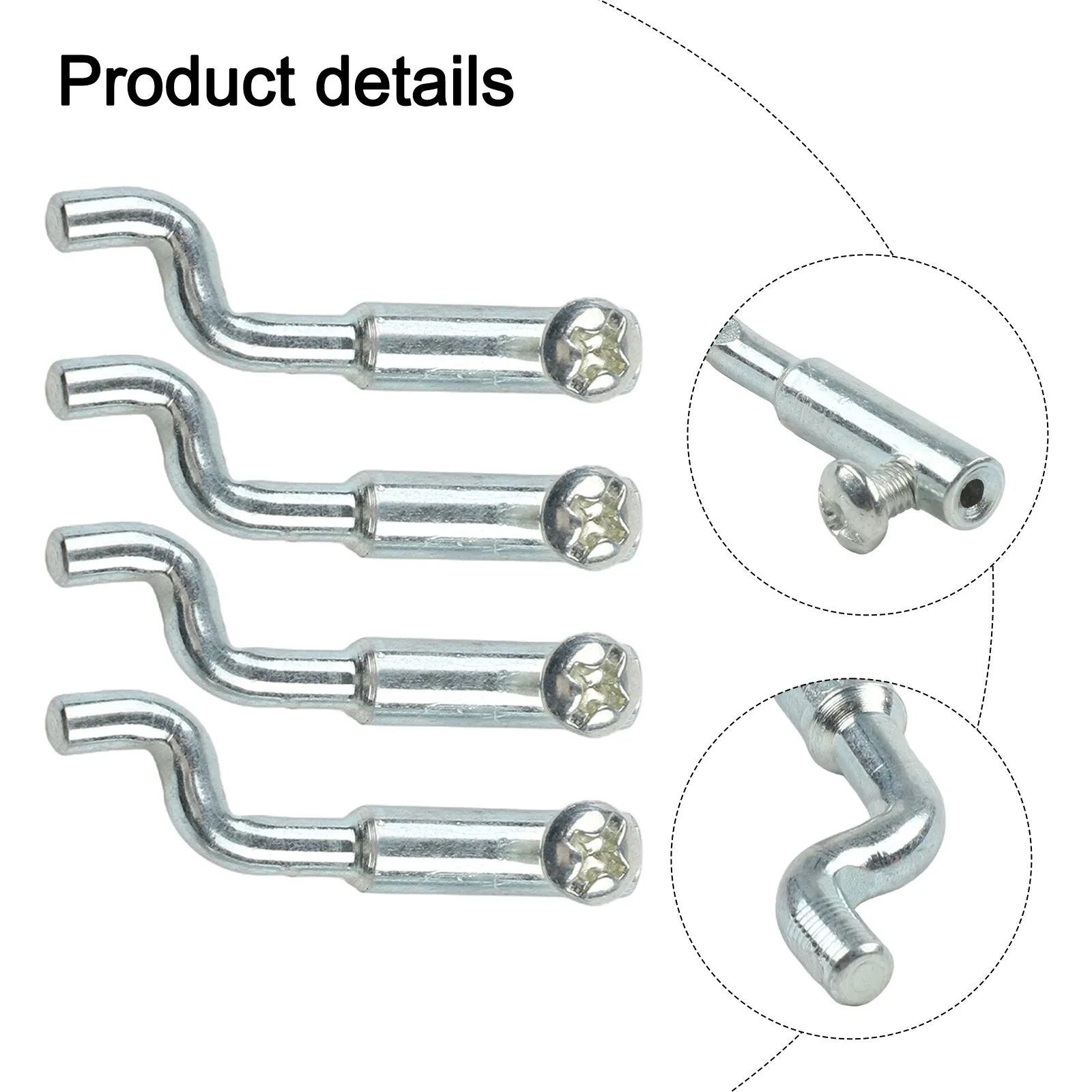 1/4PCS Z-style  Cable End Single-hole Fixing  Dog Leg Z-style Cable End For Lawn  Mowers Easily Fits 2mm Cables Power Tool Parts