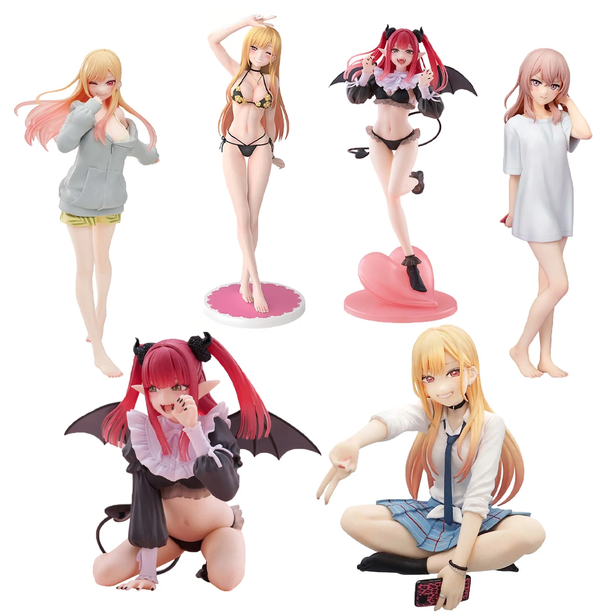 

Kitagawa Marin Anime Figure Kitagawa Marin Action Figure Model Cosplay Kuroe Shizuku figure devil Liz figure JK girl doll Gifts