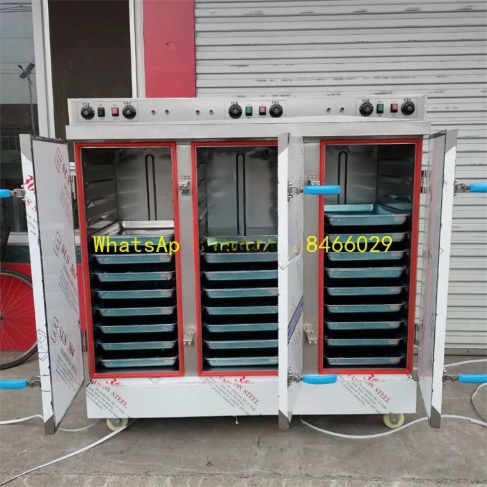 

Cabinet 12 24 Tray Steamer Commercial Rice Steamer for Restaurant Automatic Gas/electric Cooking