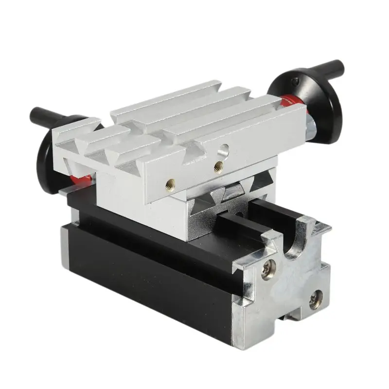 M12K-Metal Cross Table Slider Maximum Travel X Axis 50Mm Y Axis 32Mm Suitable For Tools Metal Mini Machines Replacement
