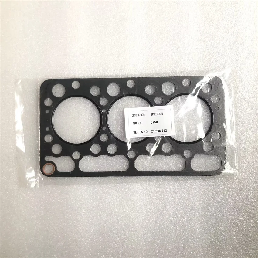 Good Quality Cylinder Head Gasket D750 For Kubota engine B5200D B5200E B7100 B7100HST-DT