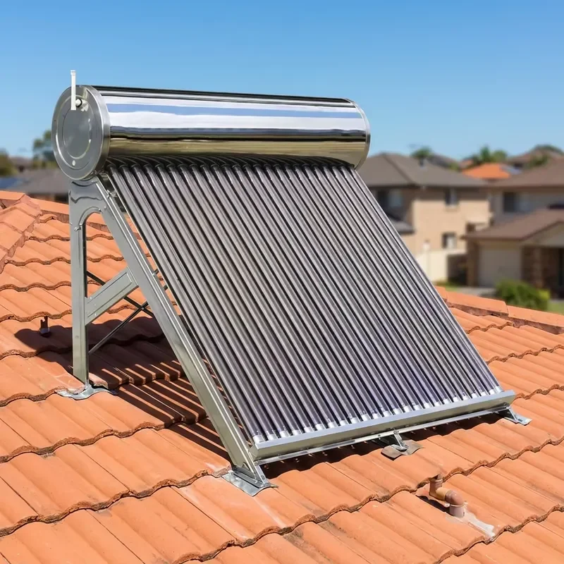 New Fashionable Wholesale Evacuated Tube Solar Water Heater Controller with Stainless Steel Tank 5 Year Warranty Household