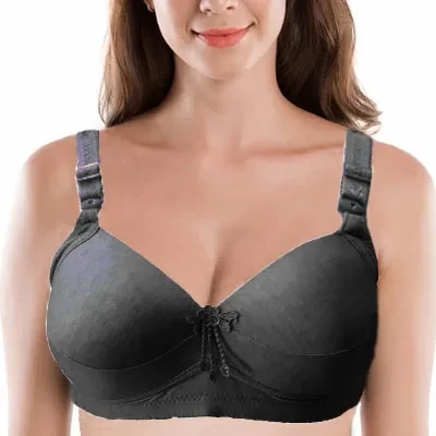Sujetador de pecho grande Bralette de 75 80 85 90 95 100 105 Copa B C D E algodon acolchado lenceria Sexy de encaje Top de algodon Bh