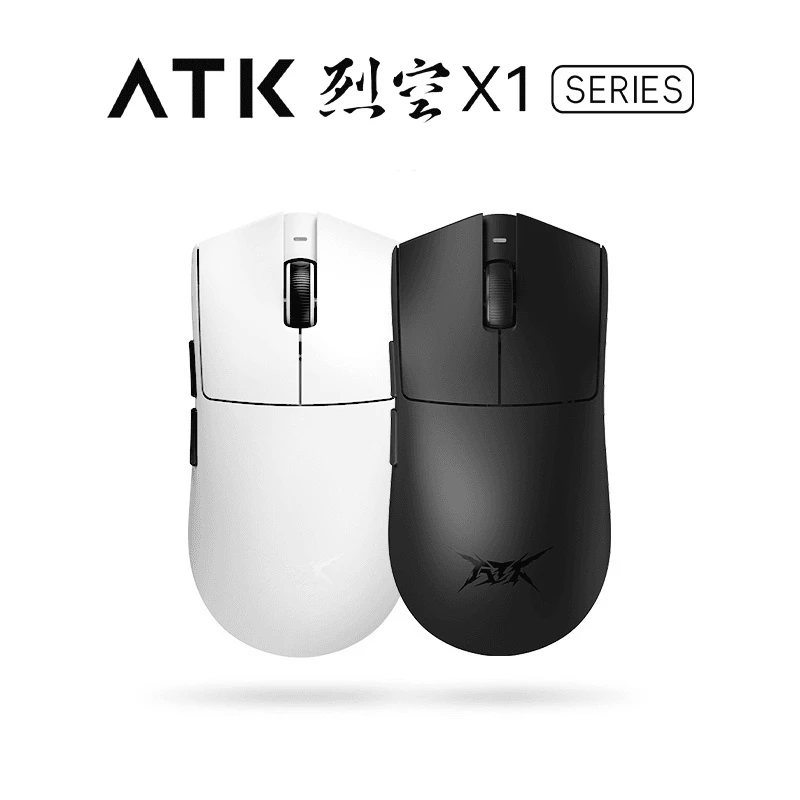 

ATK X1 Pro Max Mouse X1 Ultra Wireless Bluetooth Mouse 30000DPI 8k Легкая 49g 2-режимная мышь Fps Gamer Mouse Индивидуальный подарок