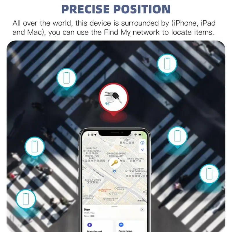 Smart Tracker For Dogs Remote Smart Locator Finder Anti-Loss Locator With Alarm Function For Luggage Wallets Bags Pets Keys