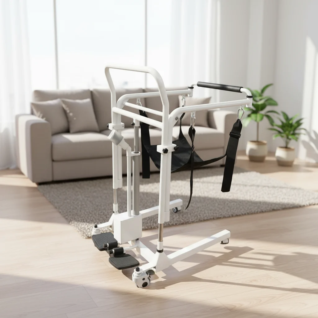 AIROW Electric Sling Lift Transfer Chair for Elderly with Limited Mobility-Folding Design