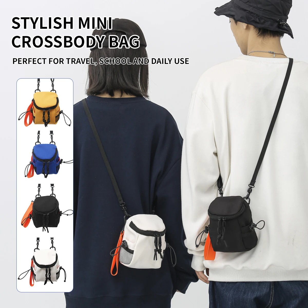Cross-Border Multifunctional Waterproof Small Wallet, Card Holder, Keychain, Coin Purse, Storage Bag, Mini Shoulder Bag, Pendant Bag for Female Students