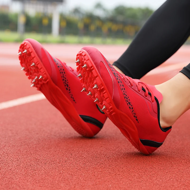 Track and Field Spikes Shoes for Men and Women, Professional Athlete, Running, Tracking, Nail Training, Sneakers