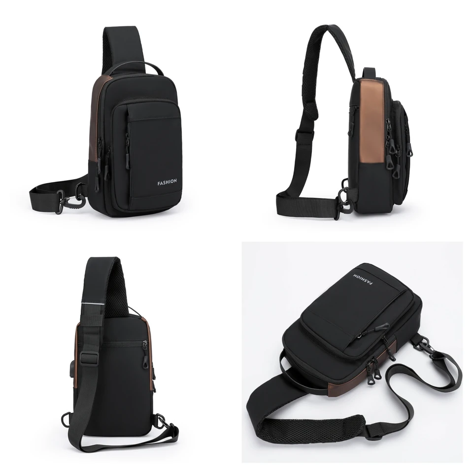 Men's Trend Oxford Crossbody Bags Designer Light Waterproof Man Leisure Versatile Shoulder Bags Men Fashion Mobile Phone Satchel