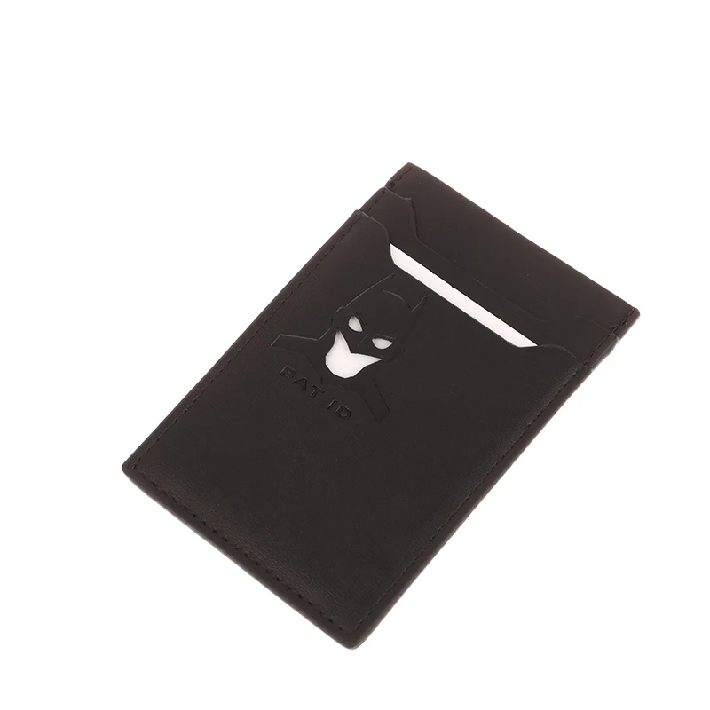 Portafoglio da uomo in pelle con pipistrello, regalo personalizzato per il marito, regalo unico per le vacanze di compleanno per lui, ideale per l'anniversario e il Natale