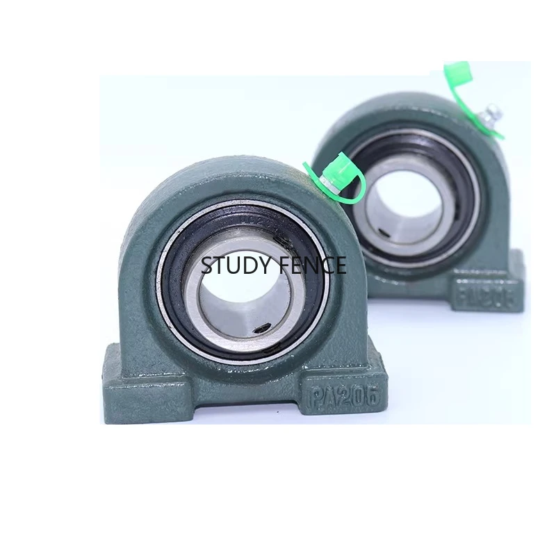 1pc Outer Spherical Bearing with Seat, Inner Diameter 12--35mm