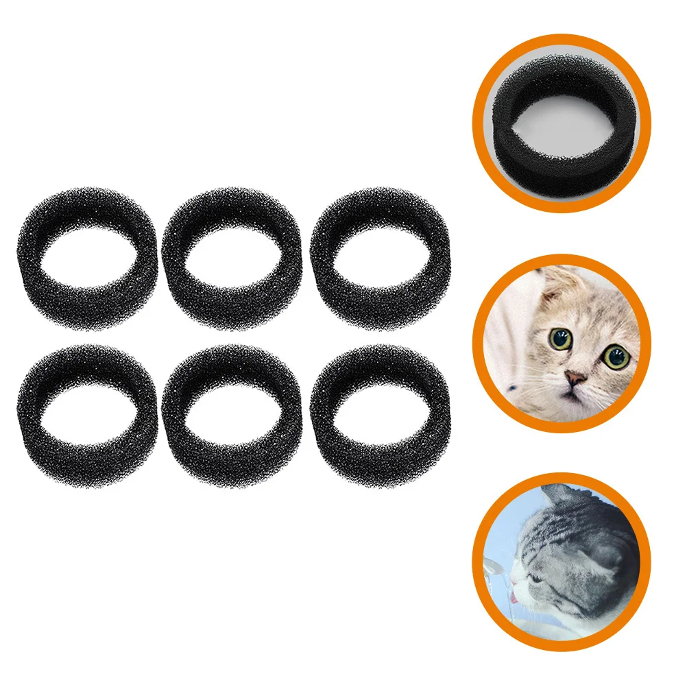 

6pcs Cat Water Filter Replacement For 2.0L/64Oz Pet Foam Sponge Pre-Filter For Automatic Drinking Dispenser Dog Cat Fountain