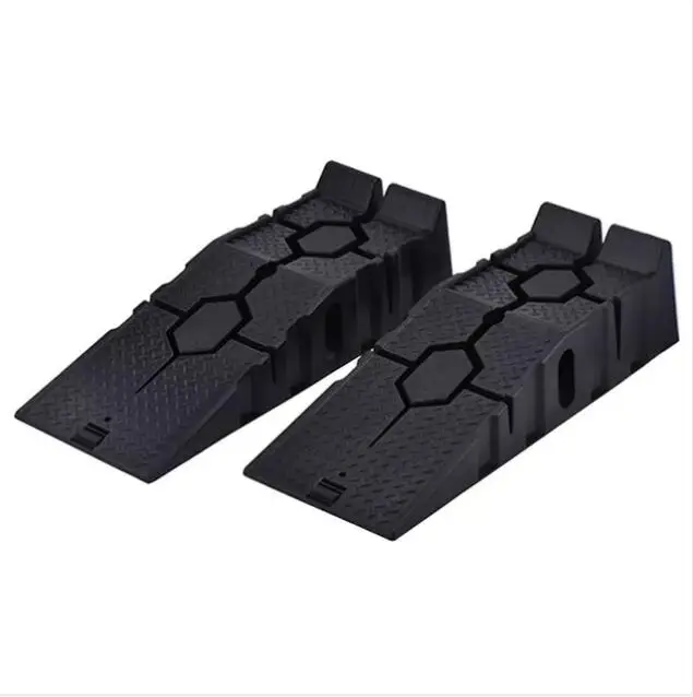 2PCS Auto Repair Maintenance Slope Road Oil Change Bracket Ramp Ladder Maintenance Plastic for Slope Road Repair Bracket Board