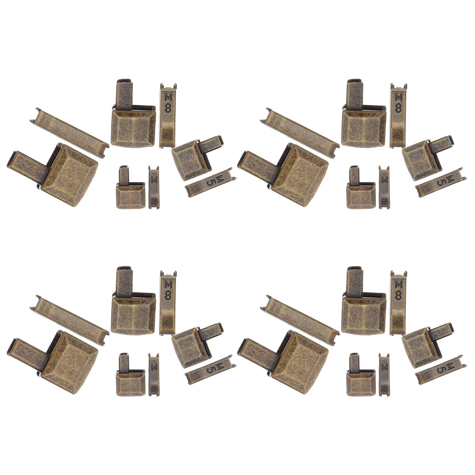 

1Set Zipper Head Stopper Replacement Metal Insert Pin Repair Kit for Jackets Coats Bags Jeans Luggage Zipper Fixing Tool