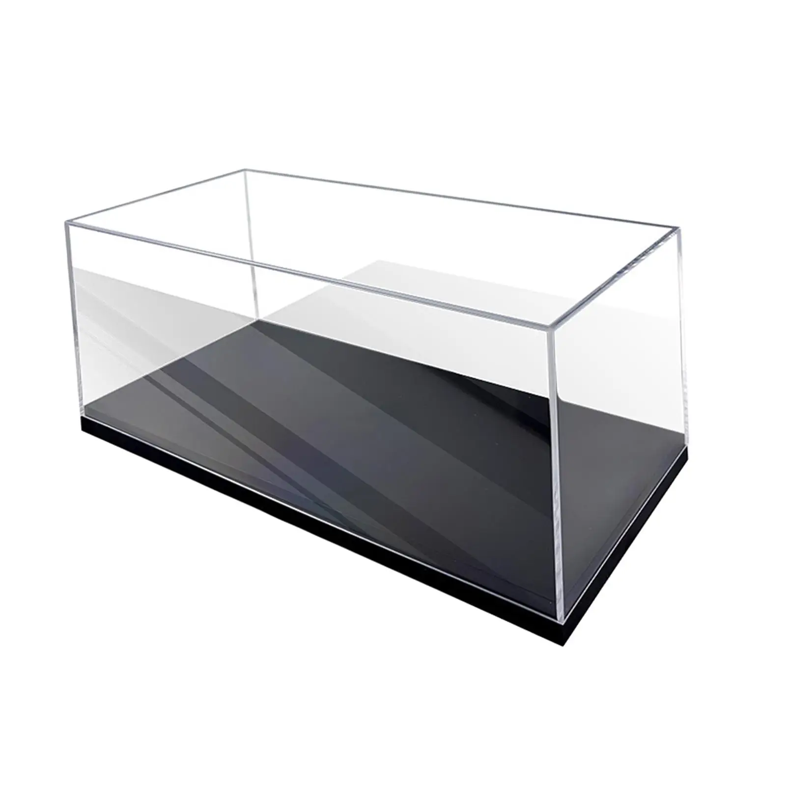 Acrylic Display Case Collection Display Stand Showcase Collectible Protective for 1:18 Vehicle Action Figures Toys Cosmetics