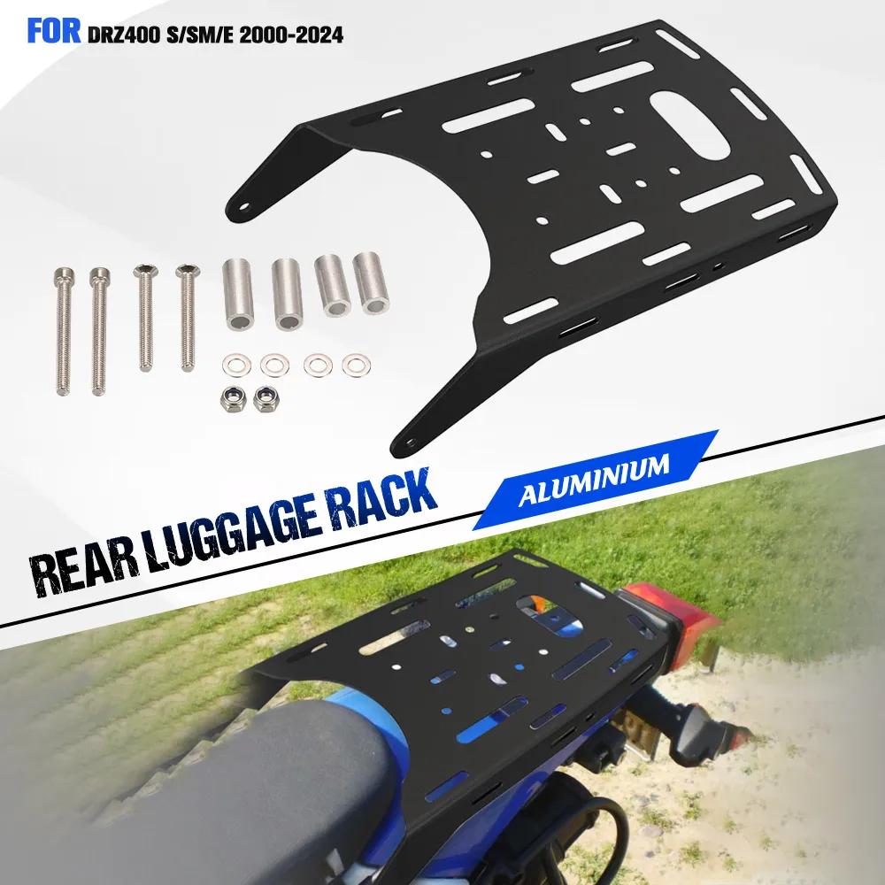 DR-Z400 DRZ 400 Motorcycle Accessories Rear Luggage Rack Cargo Rack FOR SUZUKI DRZ400 S/SM/E 2000 -2019 2019-2020-2021-2022-2023