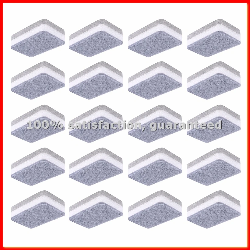 Heavy Duty Scrub Sponges,Dual-Sided Dishwashing Sponge for Kitchen,Multi-Use Deep Cleaning Scrub Sponge,Gray 20 Pcs-A68X